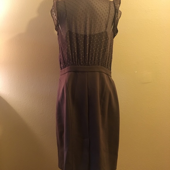 LOFT Brown Midi Dress - Picture 3 of 4